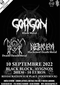 GORGON: Upcoming Shows 2022