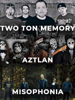 Sliptrick Records Welcome AZTLAN (MX), MISOPHONIA (UK) and TWO TON MEMORY (US)